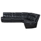 Hewitt Dual Power Black 3 Pc Sectional