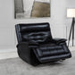 Hewitt Leather Upholstered Dual Power Recliner