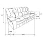 Colección Camila Motion Living Room - Negro o Rojo