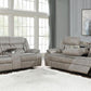 Greer Taupe Living Room Sofa Set