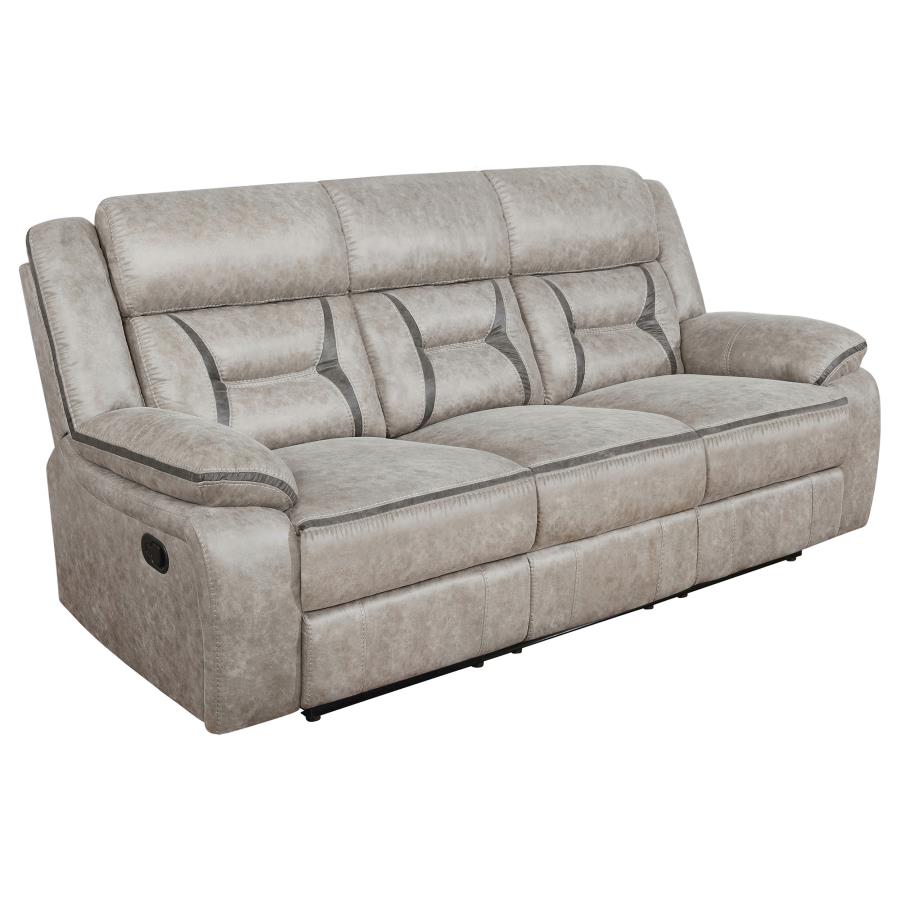 Greer Taupe Living Room Sofa Set