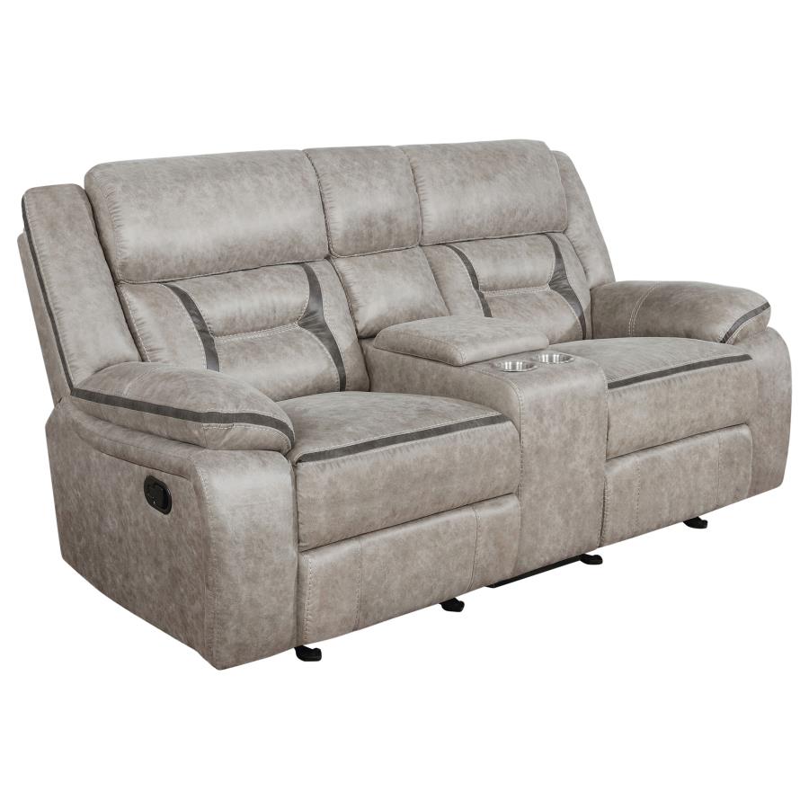Greer Taupe Living Room Sofa Set