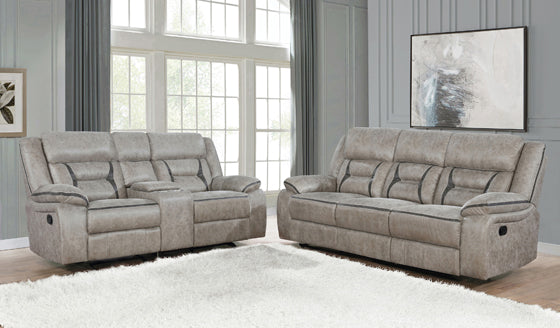Greer Living Room Sofa Set - Taupe
