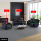 Star Home G4639 Black 3 Pc Sofa Collection