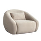 Lena Fawn Alpaca Swivel Chair