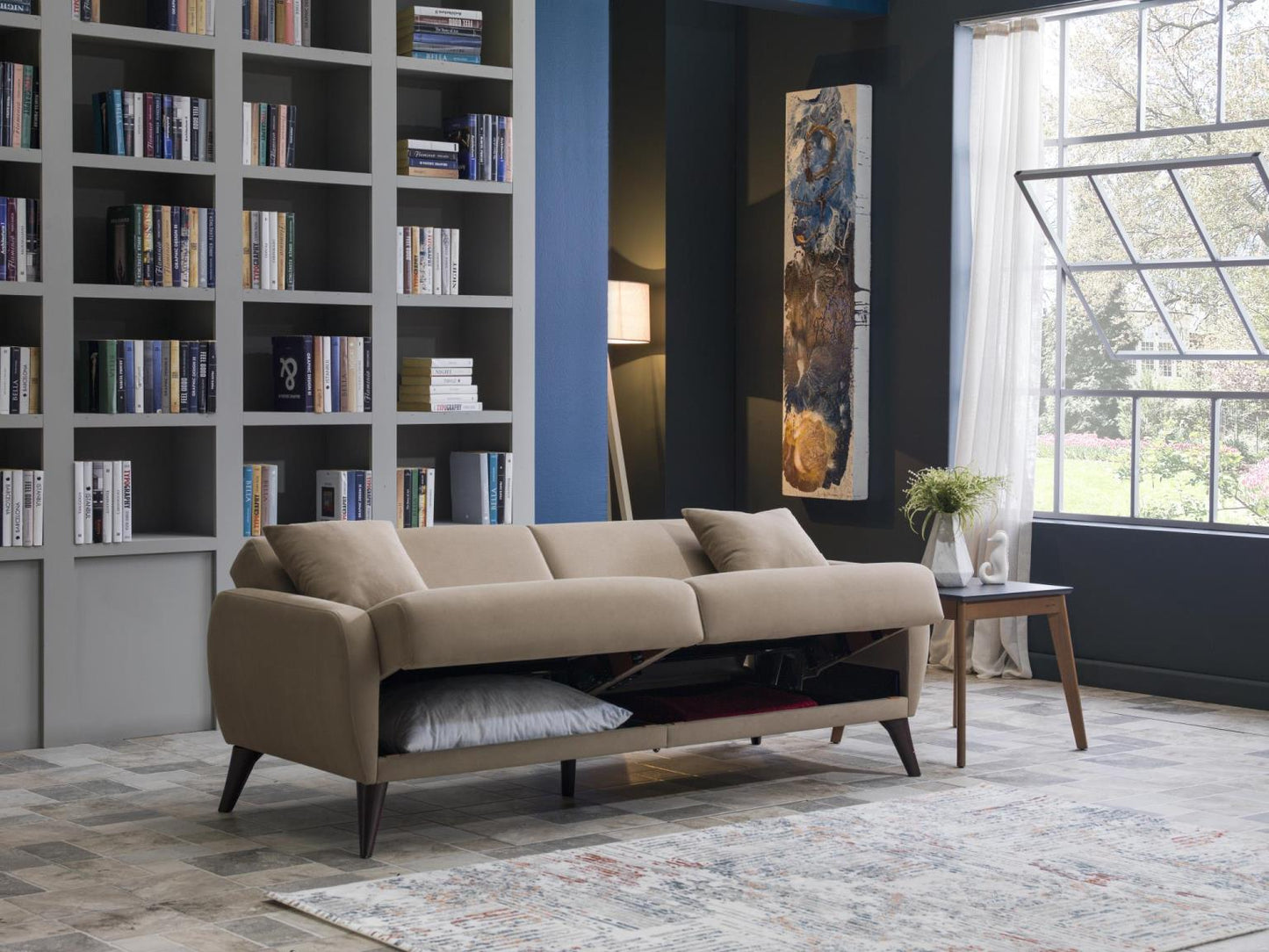 Bellona Flexy Sofa in a Box Zigana Taupe