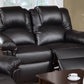 Poundex 2 Pc Motion Sofa Set - Black or Espresso