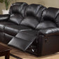 Poundex 2 Pc Motion Sofa Set - Black or Espresso