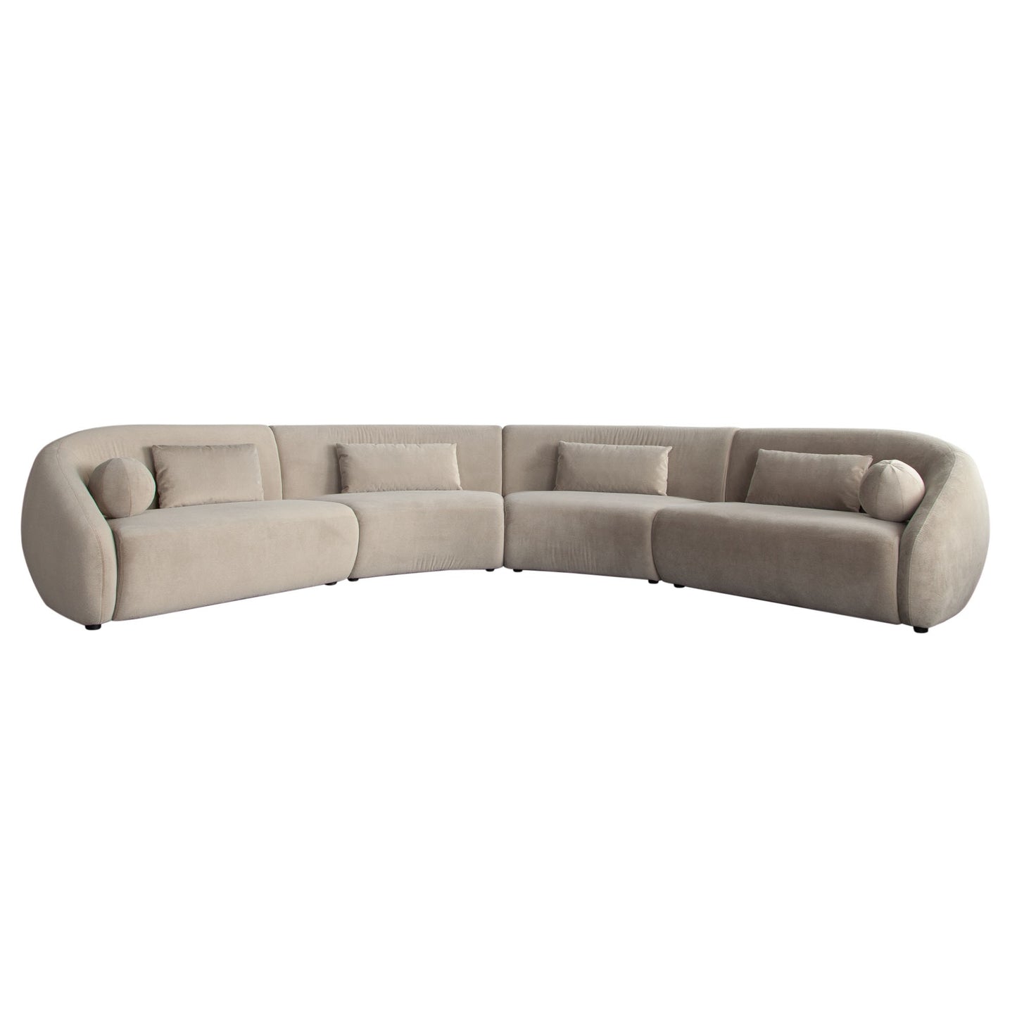 Lena Fawn Alpaca 3 Pc Sectional