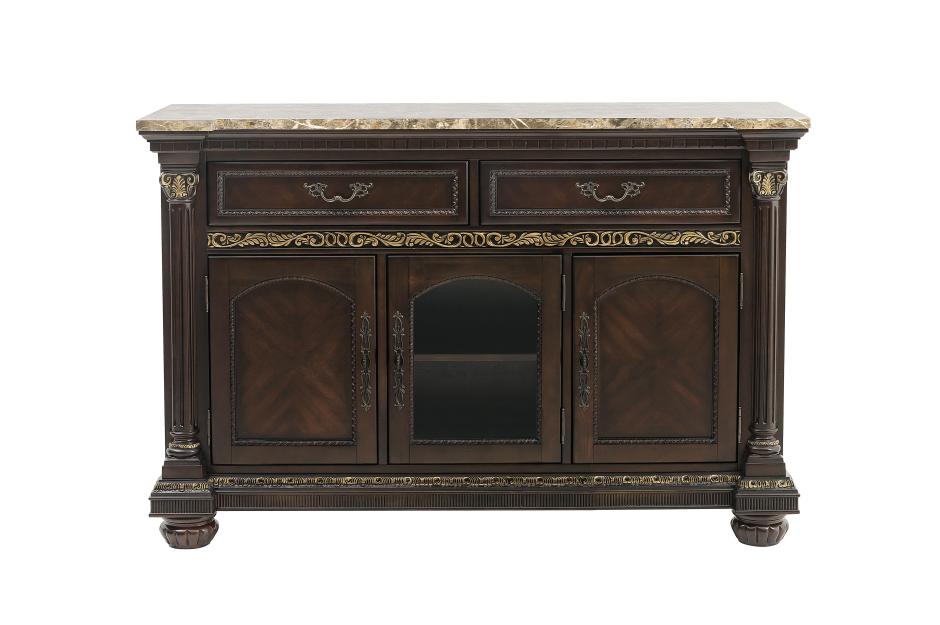 Russian Hill Marble Top Server