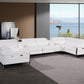 1246 DivanItalia 8 Pc U-Shaped Modular Power Sectional - 7 Colors