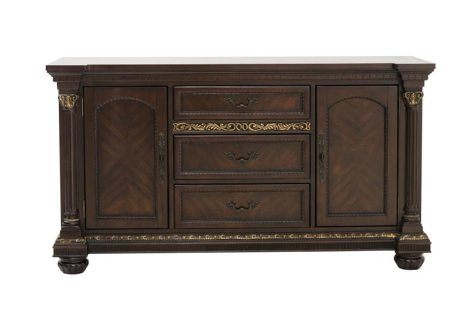 Russian Hill Buffet & Hutch by Homelegance