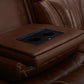 Caswell Sofa & Loveseat Leather Chestnut