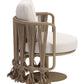 Silla decorativa Uzel blanca 704009