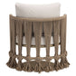 Silla decorativa Uzel blanca 704009