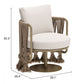 Uzel Accent Chair White 704009