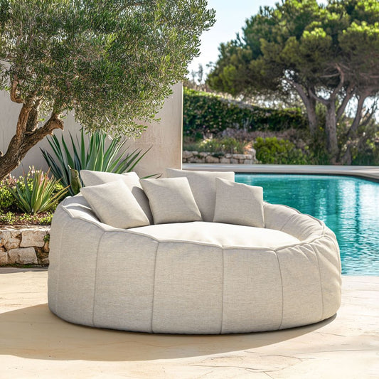 Kime Beige Daybed by Zuo Modern