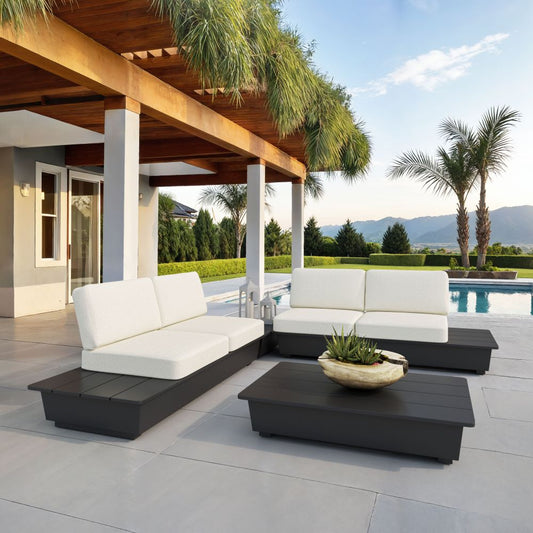 Tien Beige Outdoor Set by Zuo Modern
