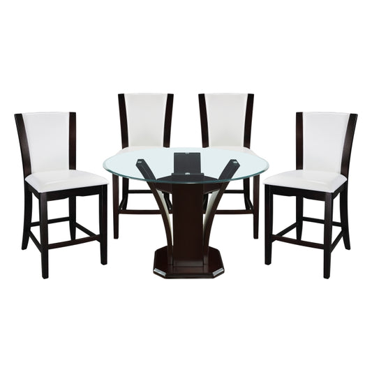Daisy Glass Top 7 Pc Dining Set
