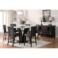 Daisy Glass Top Dining Collection Homelegance