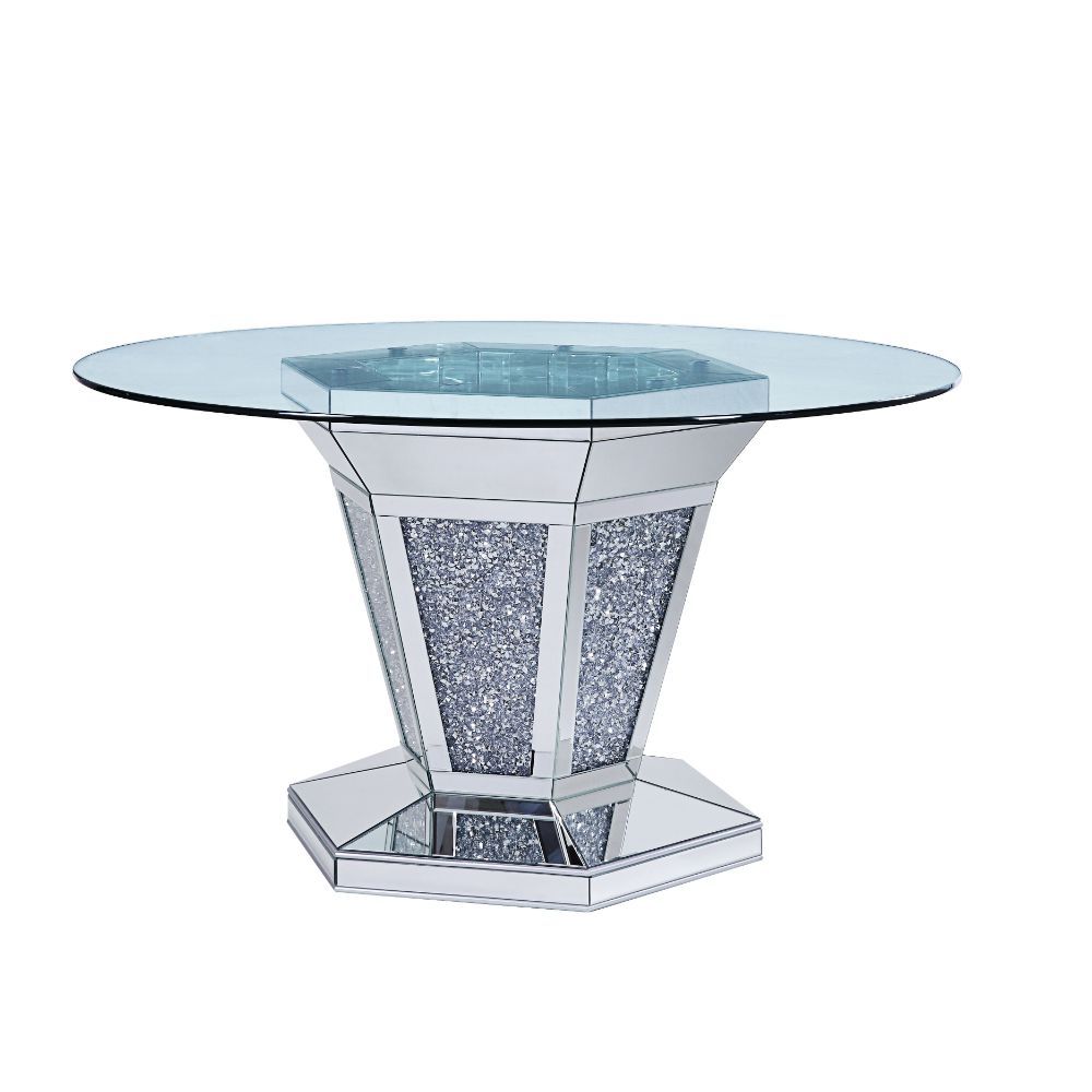 Colección de comedor Noralie Bling - Incrustaciones de diamantes de imitación