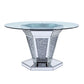 Noralie Bling Dining Collection - Faux Diamond Inlay