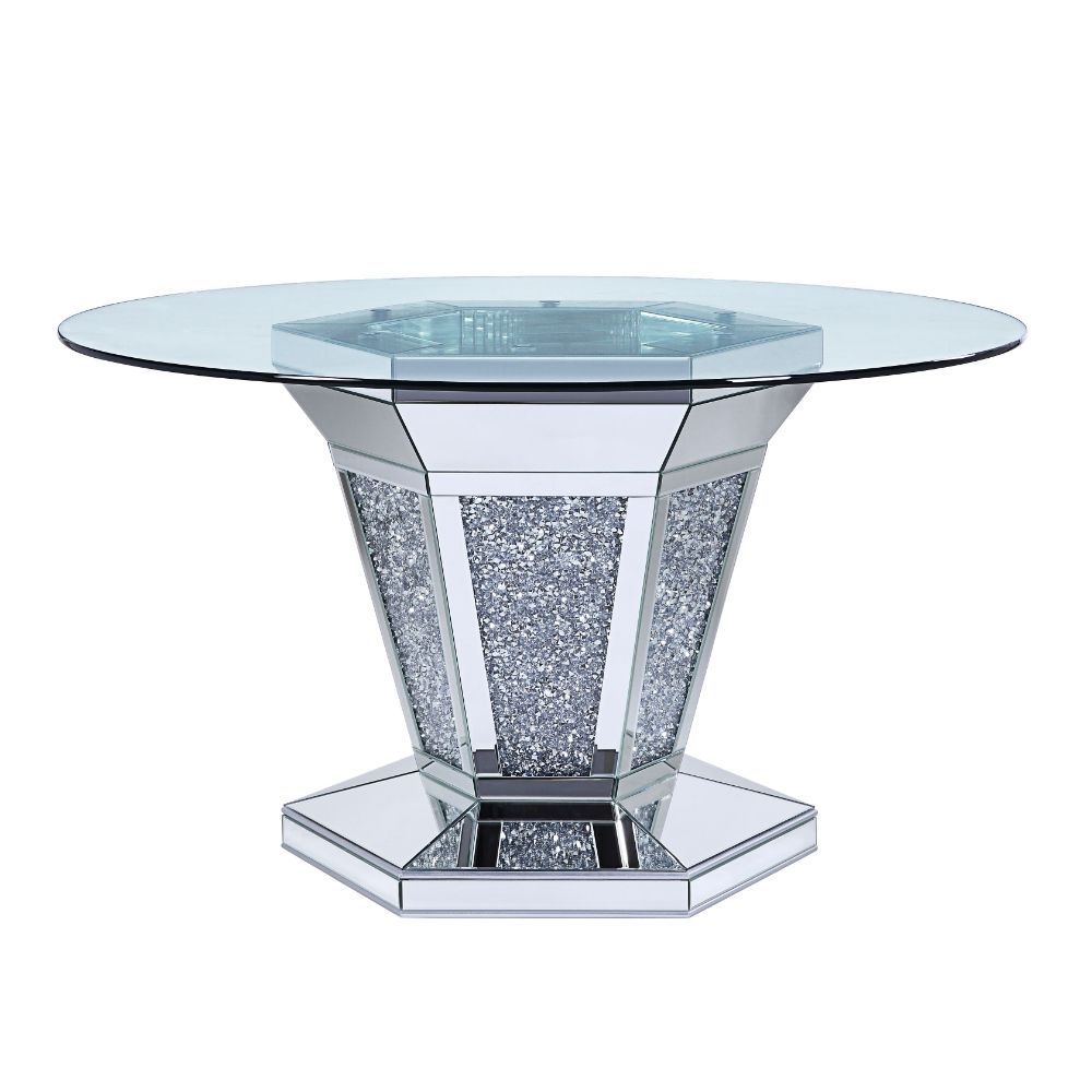 Colección de comedor Noralie Bling - Incrustaciones de diamantes de imitación