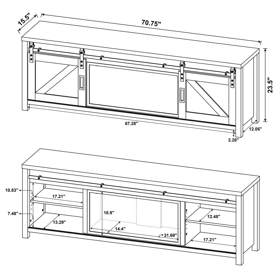 Enfield Fireplace TV Console 722863