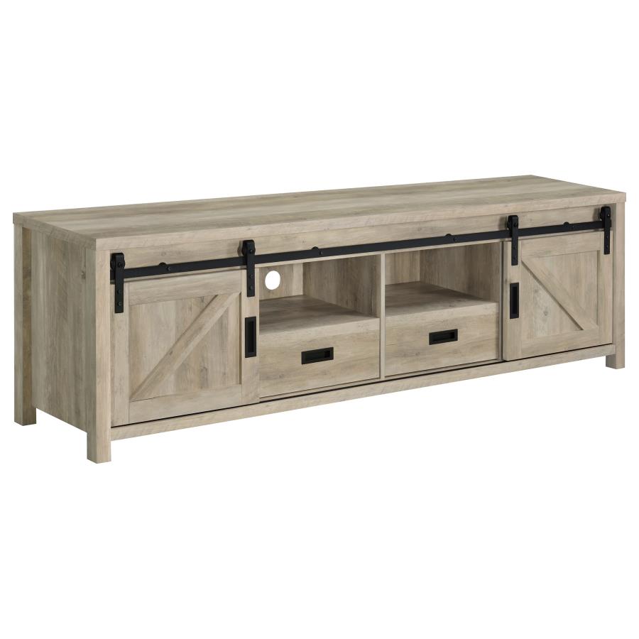 Madra Distressed Pine TV Stand 736263