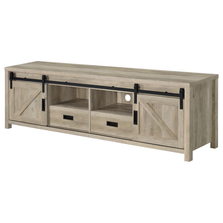 Madra Distressed Pine TV Stand 736263