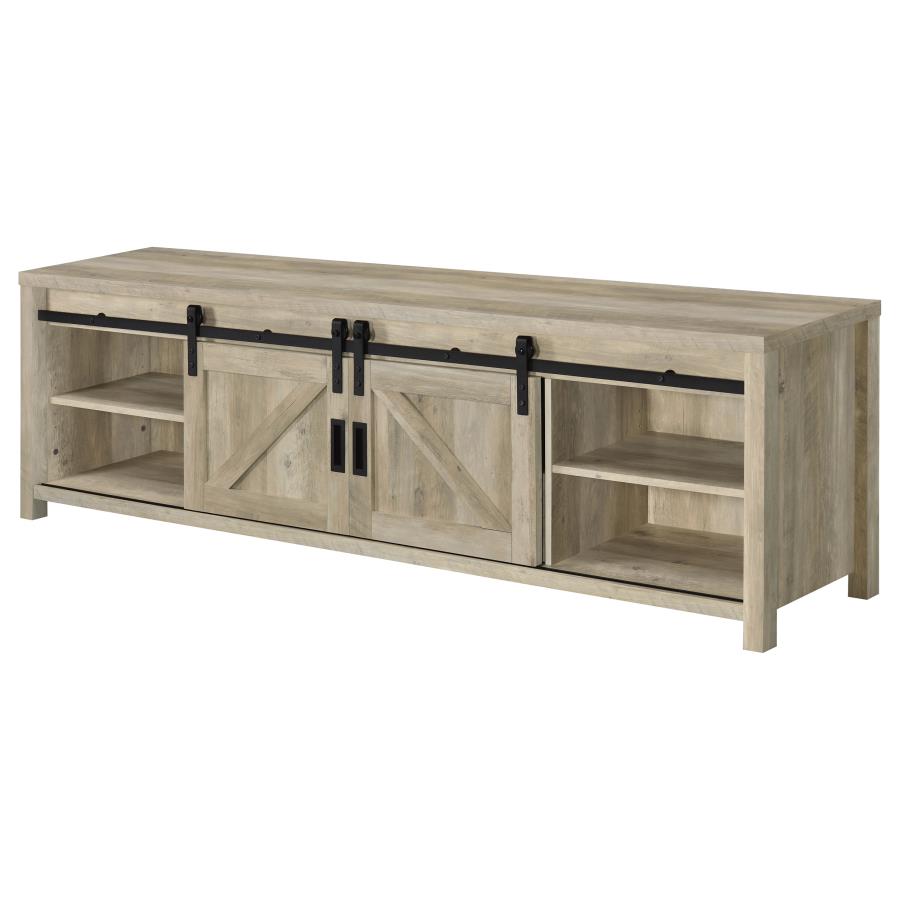 Madra Distressed Pine TV Stand 736263