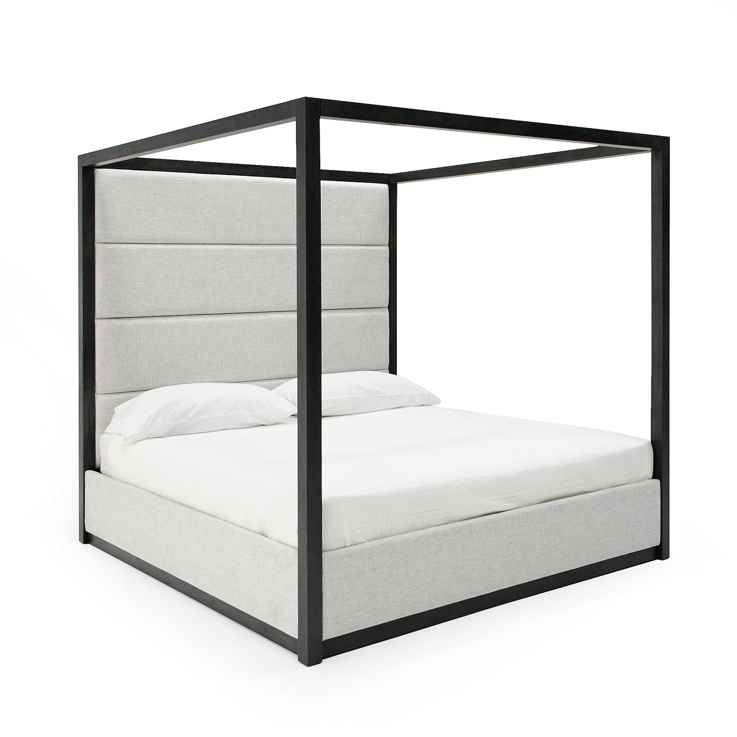 Manhattan Queen Gray Canopy Bed 79770