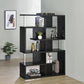 Hoover Contemporary 5 Tier Bookcase - Black or White