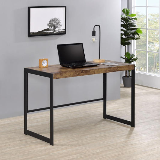 Estrella Writing Desk Antique Nutmeg & Gunmetal