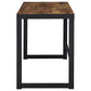 Estrella Writing Desk Antique Nutmeg & Gunmetal