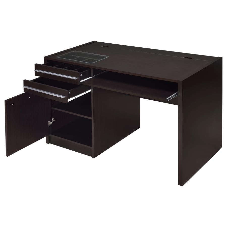20002 Computer Desk Coaster Furniture 800702 Ontario Computer Desk – Bradley Home Funishings