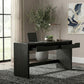 Leandro Burnished Black Writing Desk