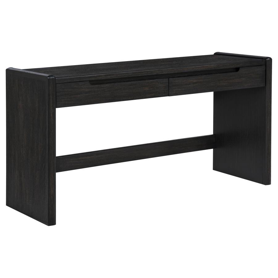 Leandro Burnished Black Writing Desk