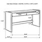 Leandro Burnished Black Writing Desk