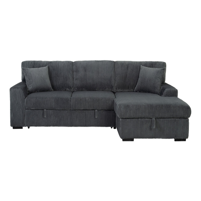 Pull Out Sectional Sleeper + Storage - 5 Colors