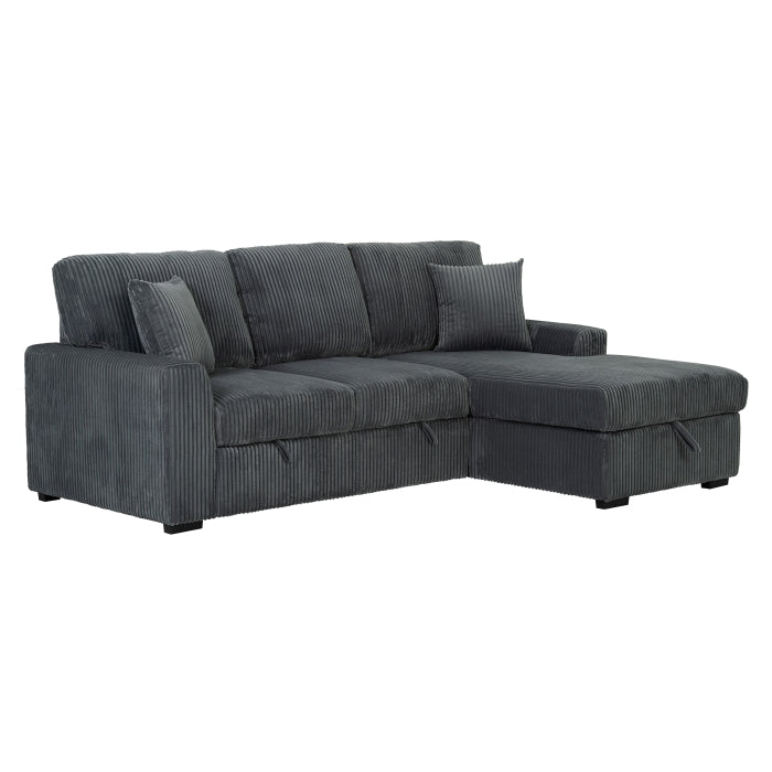Pull Out Sectional Sleeper + Storage - 5 Colors