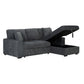 Pull Out Sectional Sleeper + Storage - 5 Colors