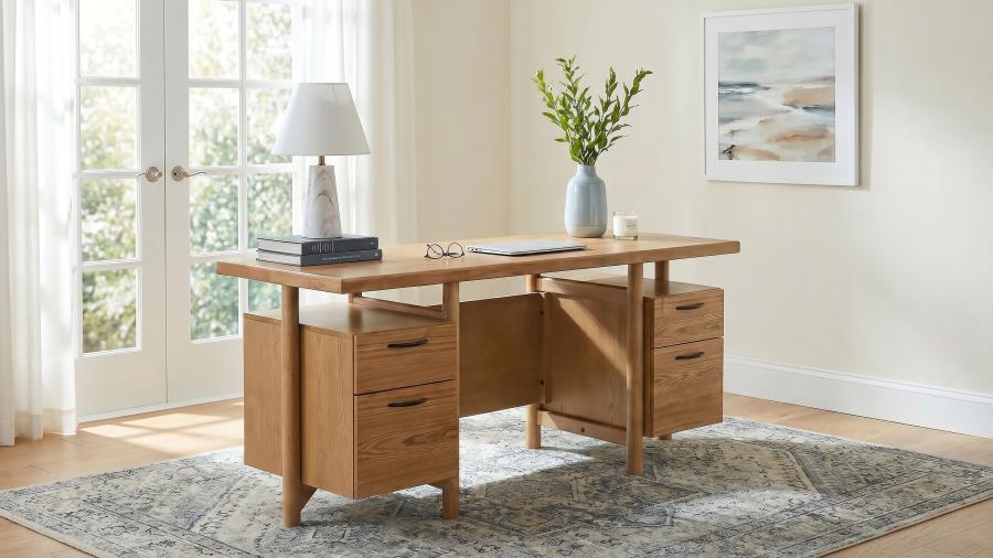 Roldan Light Ash Computer Desk 801115