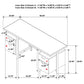 Roldan Light Ash Computer Desk 801115