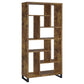 Delwin Rustic Nutmeg Bookcase 801236