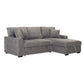 Pull Out Sectional Sleeper + Storage - 5 Colors