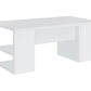 Alice 71" Wood Writing Desk White 801455
