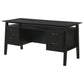Goodson Double Pedestal Black Computer Desk