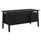 Goodson Double Pedestal Black Computer Desk