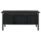 Goodson Double Pedestal Black Computer Desk